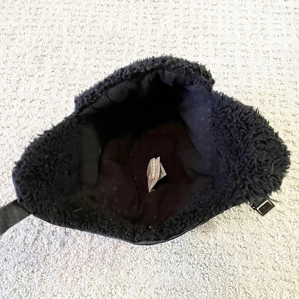Jupa Zenya Gray Fleece Trapper Winter Hat Size XS (2-5) Faux Fur Ear Flaps Cap